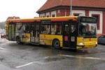 Papercraft recortable del autobus Renault Agora 12m CityBus (DP Praha, 3212). Manualidades a Raudales.